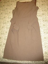 Tahari/Arthur S. Levine Classic Taupe Sheath Dress. 6 NWT