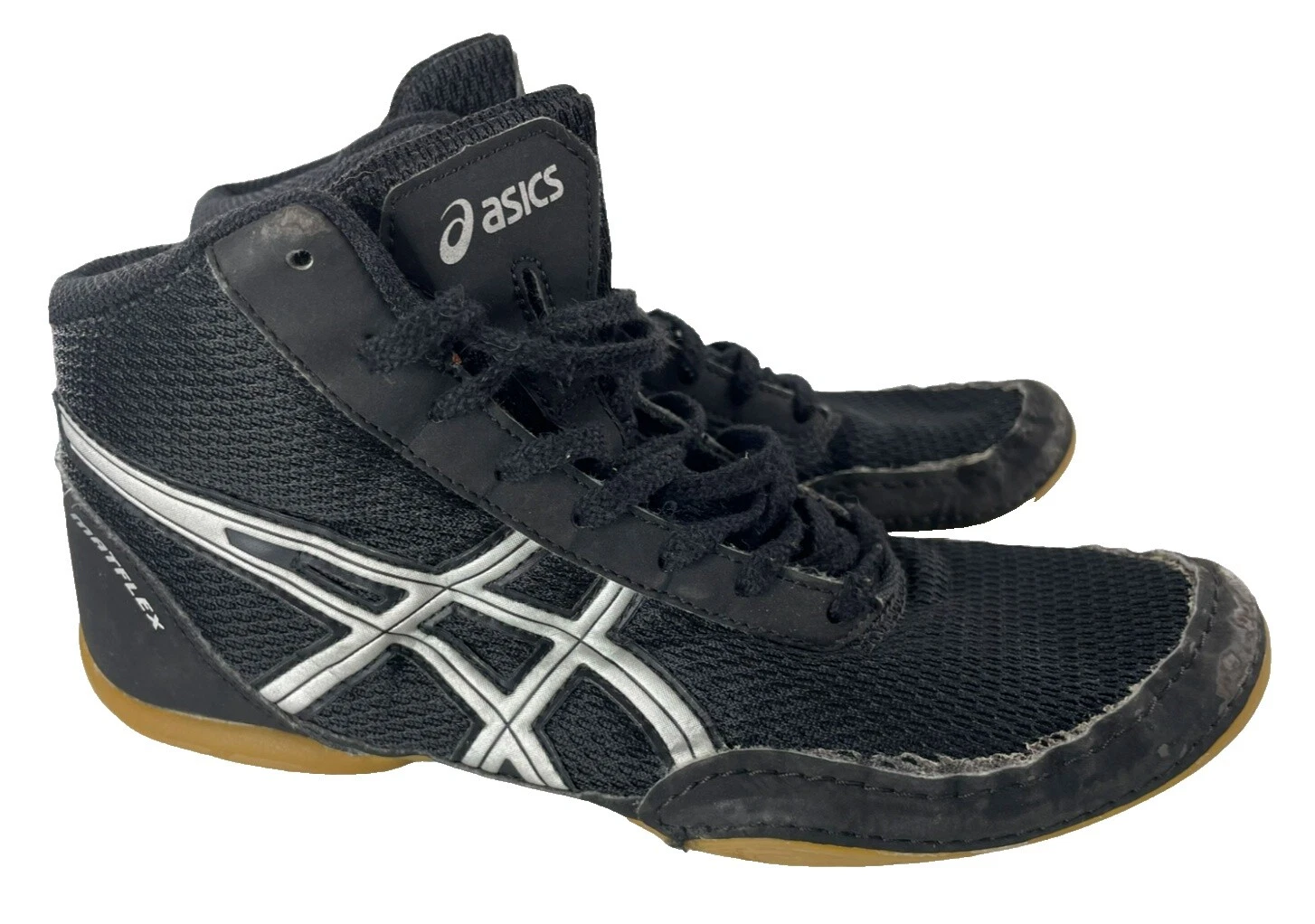 ASICS, серебристая черная обувь для мальчиков