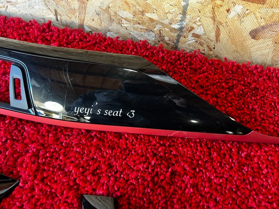 BMW F30 F32 F36 NEGRO ALTO BRILLO MOLDURA TABLERO PANEL PUERTA CONJUNTO OEM 90K Foto 4 de 4