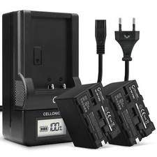 2x Akku für Sony CCD-TR67 HXR-VG1 CCD-TRV66 HXR-MC2000 6600mAh + Ladegerät