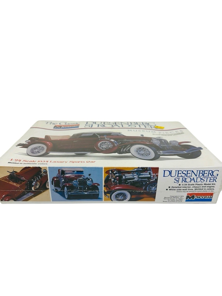 Monogram The Classic 1934 Duesenberg SJ Roadster 1:24 Model Kit