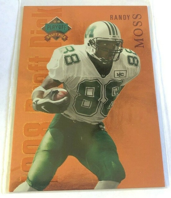 1998 Playoff Prestige Draft Pick Randy Moss #9 Rookie RC Vikings