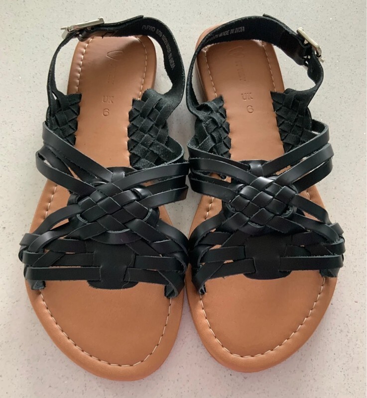 APL Sandali da donna in pelle nera Taglia: UK 6