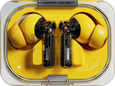 【新品未使用】Nothing Ear （a） ワイヤレス イヤフォン イエロー Nothing Ear (a) Hi-Res audio with LDAC Bluetooth Headset (Yellow