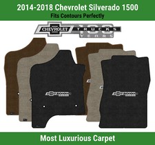 Most Popular Trucks: Chevy Silverado 1500 Lloyd Luxe Front Mats for '14-18 Chevy Silverado 1500 w/Chevy Trucks Centennial