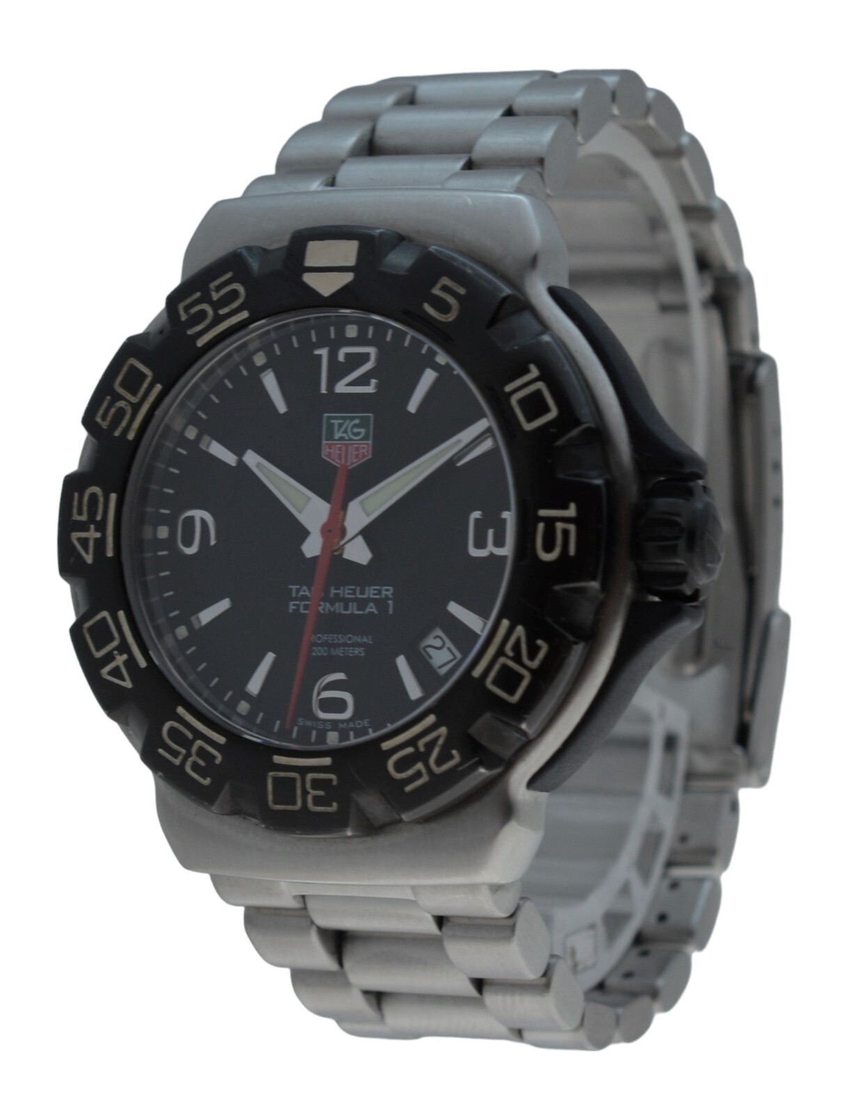 Men s 40mm Tag Heuer Formula 1 F1 Professional Black Dial Watch Ref Men S 40mm Tag Heuer Formula 1 F1 Professional Black Dial Watch Ref