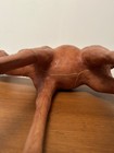 Indian Camel Leather Wrapped Art Statue Vintage Large 20”X 17.5” — photo 9