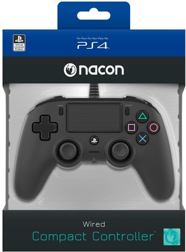 Nacon Playstation Ps4 Compact Wired Controller Officially Licensed By Sony Ebay