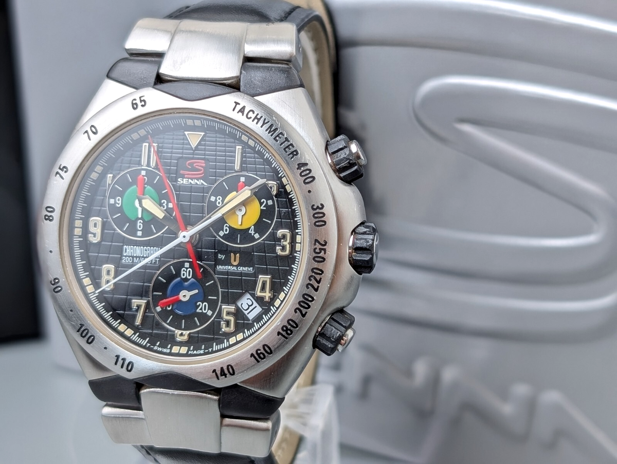 Senna Watch by Universal Geneve Quartz No41 Chronograph Ref