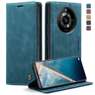 Wallet Case Leather Case for Realme11 Pro and 11 Pro Plus business card holder