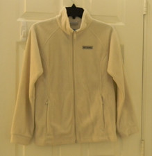 Columbia girls fleece jacket Zip Sweater Oatmeal Sz L 14/16 NWT
