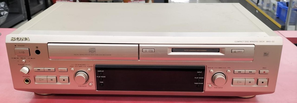 SONY MXD-D2 CD・MDデッキ ジャンク品 SONY MXD-D2 の修理 - 家電、ジャンク品、故障品、オーディオ