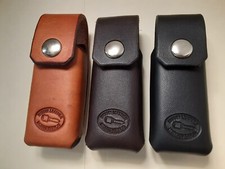 Leather Sheath for Knife Buck 112 and Kabar 1189 One Piece Design Multi-Color