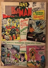 Silver Age 1965 Batman Giant Comic #176 Ads Cheerios GIJOE Jonny Unitas Bob Hope