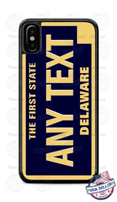 Delaware 90's State License Image Phone Case Cover For iPhone  Samsung LG Google