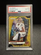 2024 Panini Prizm Gold Wave Prizm 8/10 #57 Ja'Marr Chase Bengals PSA 10 NFL