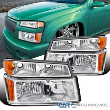 Chrome Fits 2004-2012 Chevy Colorado Gmc Canyon Headlightsparking Corner Lamps
