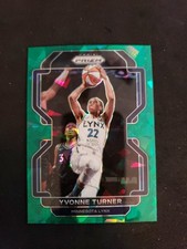 2022 Panini Prizm WNBA Yvonne Turner Green Fanatics Cracked Ice #87