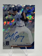 2016 Bowman's Best - Best of 2016 Auto Matt Manning #B16-MMA Atomic /25 RC A54