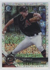 2018 Bowman Draft Chrome Sparkles Refractor Levi Kelly #BDC-102 3q5