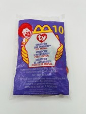 McDonalds 1999 TY STRETCHY THE OSTRICH 10 Beanie Babies Happy Meal Toys
