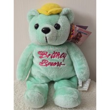 Britney Spears Rare Bears 1999 Limited Edition Mint Green Plush Butterfly Y2K 9"