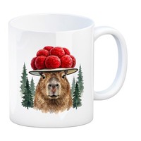 Capybara Mit Bollenhut Kaffeebecher Schwarzwald Motiv