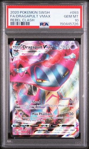 Dragapult VMAX graded PSA 10 for sale on eBay