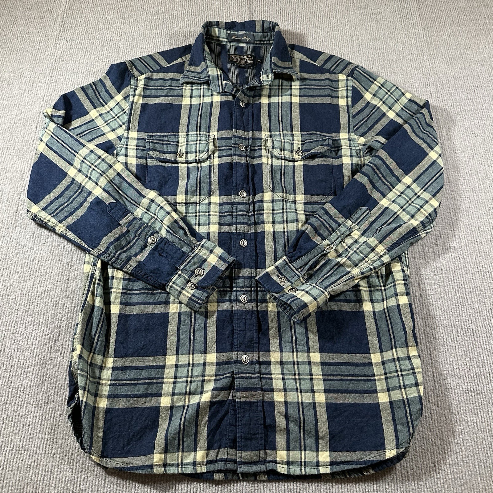 Pendleton Wool Flannel Thomas Kay Button Up Plaid… - image 2
