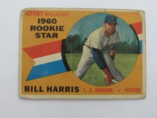 Old Baseball Card - 1960 Topps 128 Bill Harris - Good