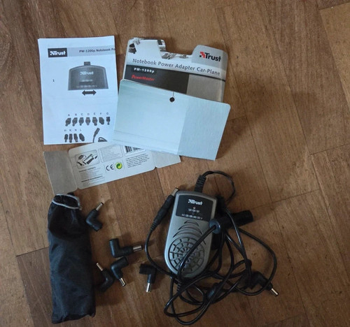 Notebook Netzteil Trust Power Adapter Car - Plane PW-1200p 14129