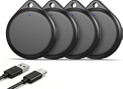4x Air Tracker Tag iOS Wo ist Finder USB-C wasserdicht Bluetooth Set