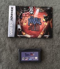 Pinball of the Dead (Game Boy Advance GBA) w/MANUAL Authentic Working Tested