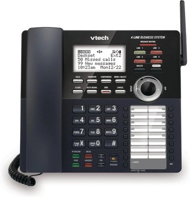 VTech AM18247 Extension Deskset for AM18447 Small Business System Black