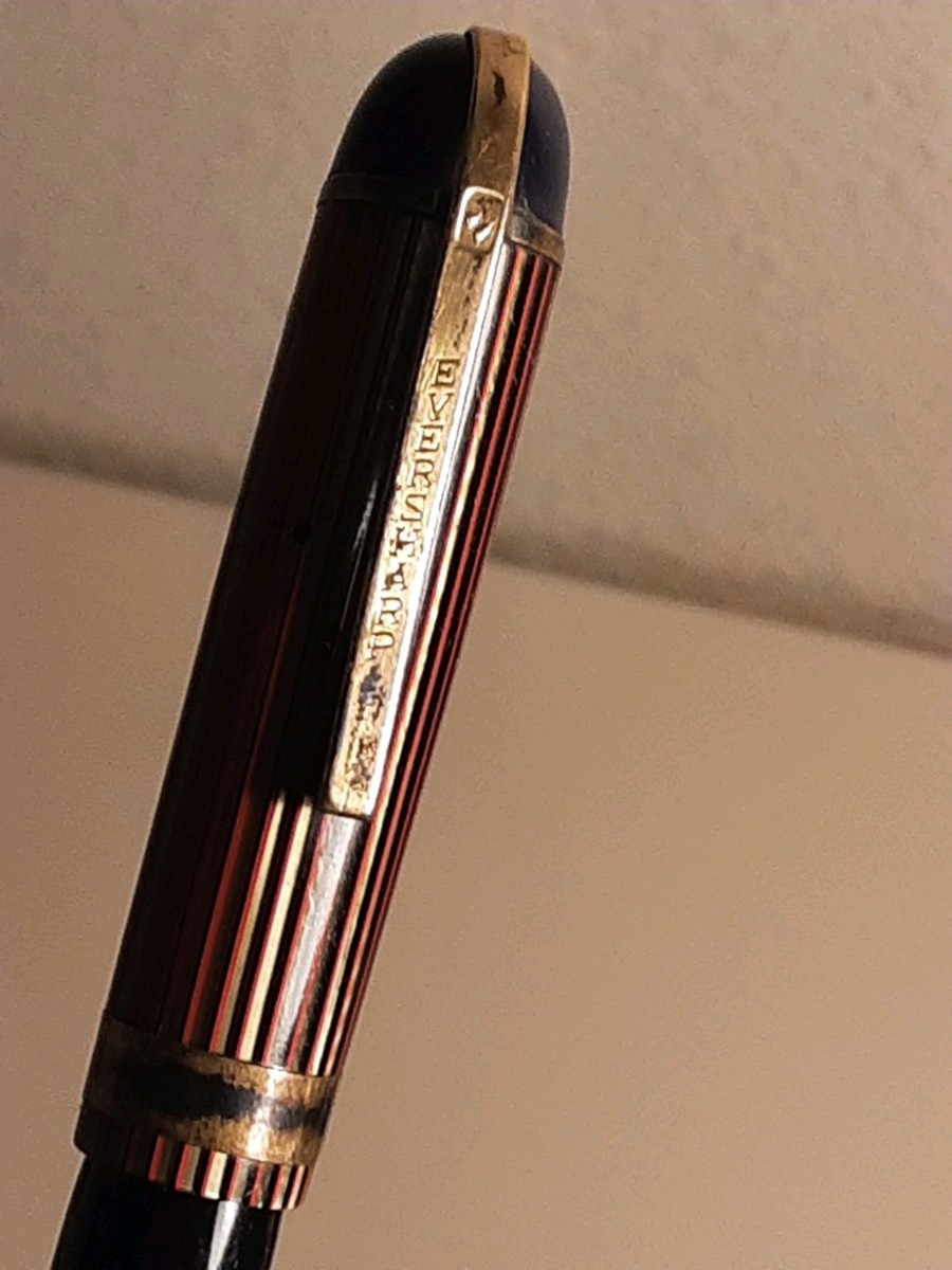 Eversharp Skyline black with red and gold striped cap | eBay