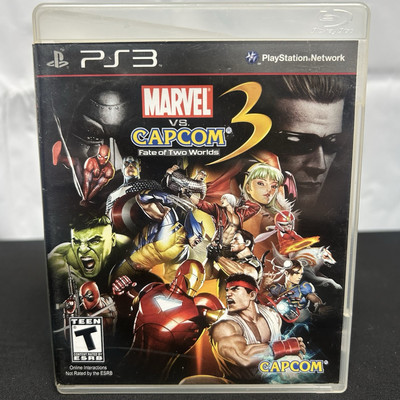 Marvel Vs. Capcom 3: Fate of Two Worlds - Sony Playstation 3 (PS3) Game/Case
