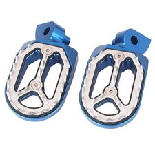 Shark Teeth Dirt Bike Foot Pegs for YAMAHA YZ85 YZ125 YZ250 YZ450F 1999-15 Blue