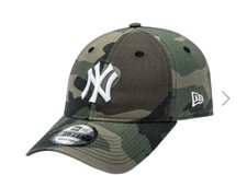 New Era MLB New York Yankees Woodland Camuflaje Gorra No Estructurada Sombrero Ajustable Auténtico