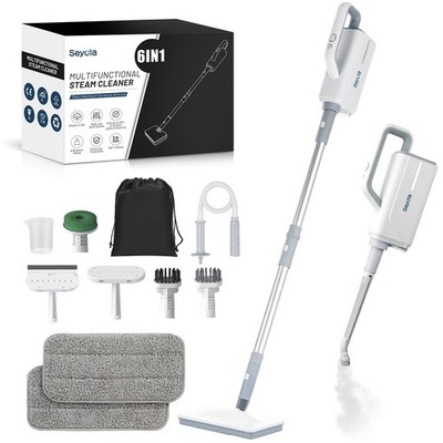 Steam Mop for Floor Cleaning, Steam Cleaner for Home with Handheld 6-in-1 Mul...