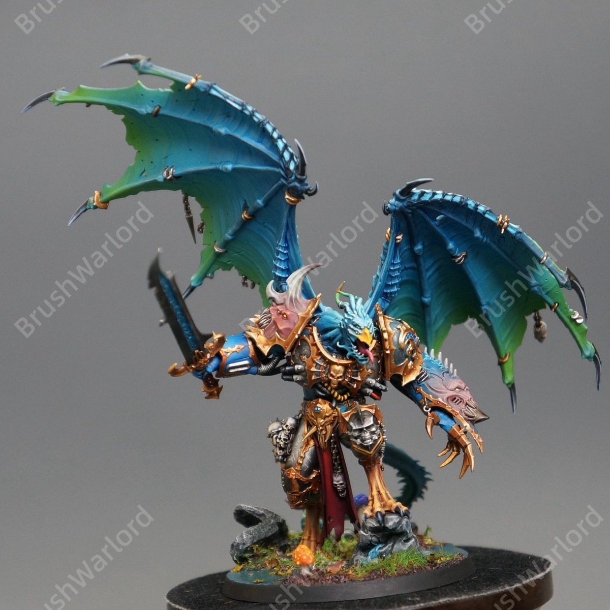 GOLDEN DEMON LEVEL Daemon Prince -40K/AoS Chaos Slaves to Darkness