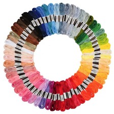 70 Skeins Rainbow Color Embroidery Floss Friendship Bracelet 70,