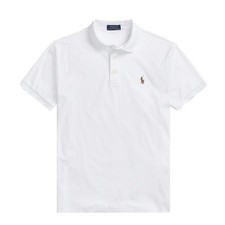 Polo Ralph Lauren Pima Cotton SS Polo Shirt Slim Fit White