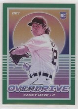 2021 Panini Chronicles Overdrive Green Prizm 73/75 Casey Mize #17 0l51