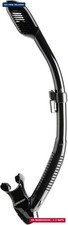 Cressi Adult Diving Dry Snorkel with Splash Guard and Top Valve - Supernova Dry: