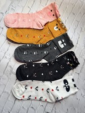 Pairs Women’s Cute Animal Socks UK 4-6 Panda Bear Cat Novelty Cotton Socks
