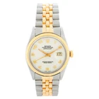Rolex 16013 Datejust Jubilee Arabic Dial 18K Yellow Gold & Steel Bracelet W/Box