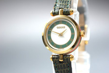 [Near MINT] Vintage Gucci 2000L Sherry Line Roman White Gold Qz Women's Watch