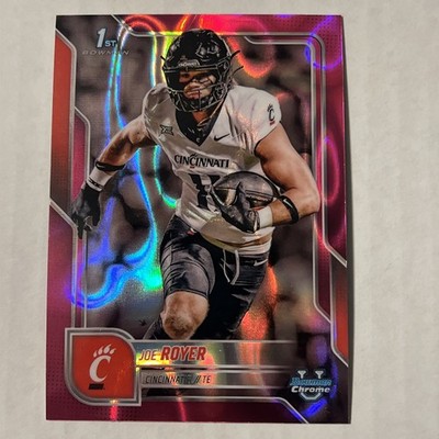  Joe Royer 2025 Bowman U Chrome 1st Bowman Pink Lava Refractor