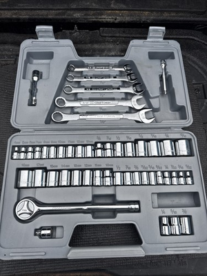 #ad #ad Sears Craftsman Nos Rare 48pc EE Mechanics Tool Set 3 8” 1 4” Rare Ratchet $169.00