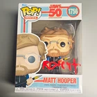 Funko Pop! Movies Jaws 50th Anniv Matt Hooper #1756 Autographed JSA CH65111